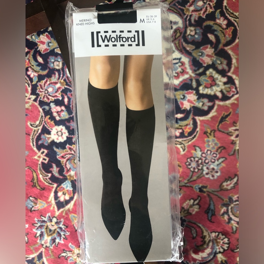 Wolford Knee Highs Size Medium